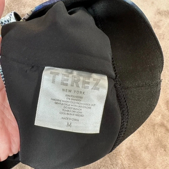 TEREZ Disco Fever Disco Ball All Over Print Racerback Sports Bra - Picture 3 of 7